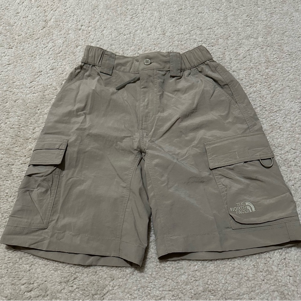 The North Face Khaki Cargo Elastic Waist Shorts